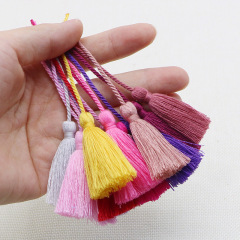 Wholesale 4cm polyester cotton small tassel high-end tassel hanging bead clothing accessories tassel 