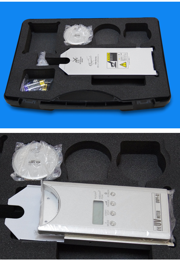 日本岩崎EYE紫外线能量检测仪UV灯照度光强测试仪UV能量计UVPF-A1