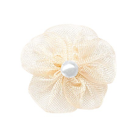 Yao Ming tejido hecho a mano cinta 2,2 cm arco pequeña flor regalo embalaje ropa interior accesorios cinta flor