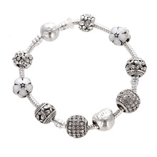 Fashion Flower Platinum (Platinum) Plating Womenu0027S Bracelets 1 Piece