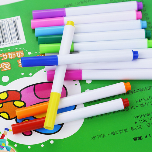 Teaching water-soluble dust-free chalk liquid chalk children's graffiti erasable pen safe and environmentally friendly 12-color painting pen