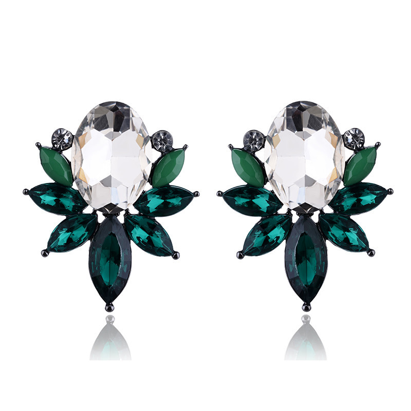 7g Weight Rhinestones Inlay Material Drop Earrings Classification 1 Pair Quantity Daily Occasion Alloy Material Geometric Pattern Women'S Gender Plating Design Retro Style 1 Pair Retro Geometric Alloy Plating Rhinestones Women's Drop Earrings 39