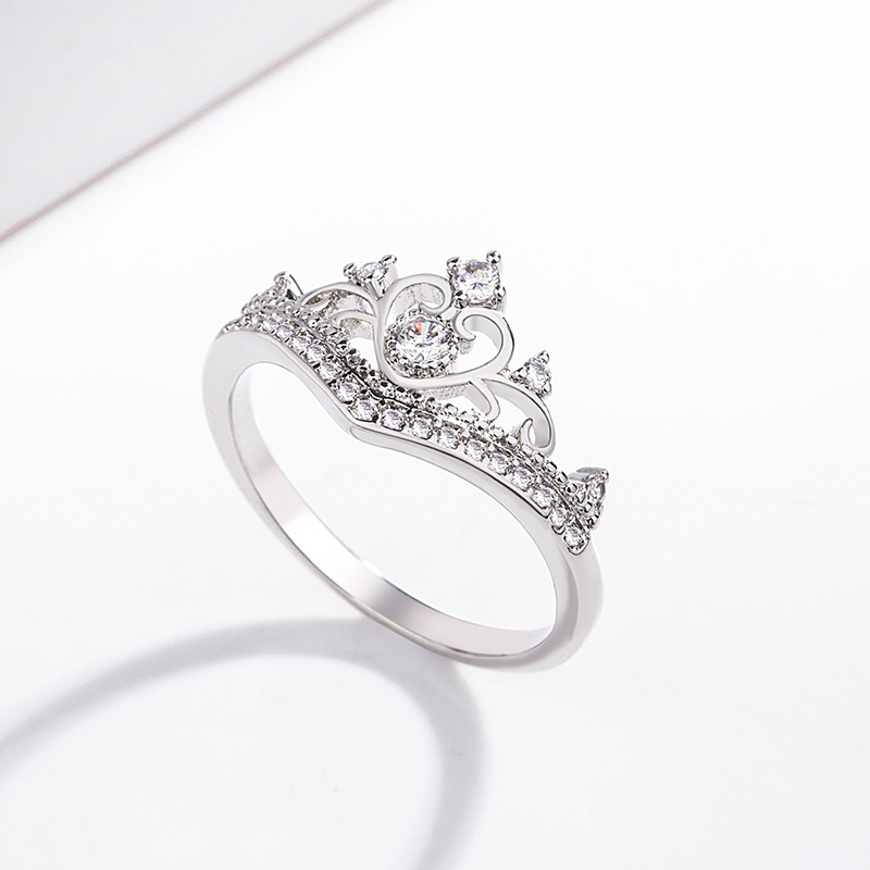 Crown Ring with Zirconia
