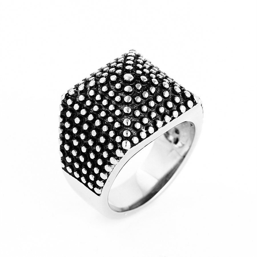 TitaniumStainless Steel Fashion  Ring  Steel color8  Fine Jewelry NHIM1604Steelcolor8picture4
