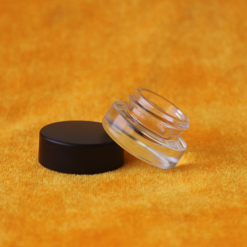 厂家4ml直口眼霜玻璃瓶4克装乳液膏霜瓶可配盖现货供应