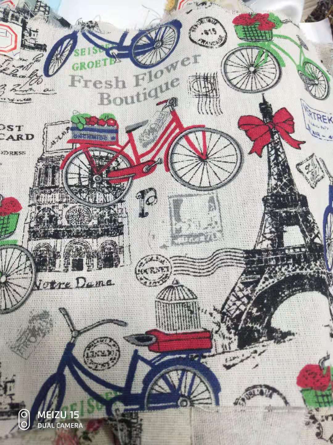 涤棉仿麻坯布印花 多种图形图案 适合做家居家纺 工艺品 挂画桌布