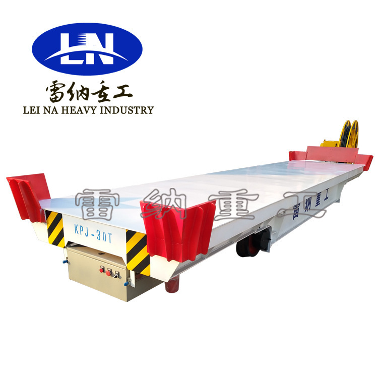 工程用电动地轨车 重型滑轨平板电动地平车 轨道搬运车