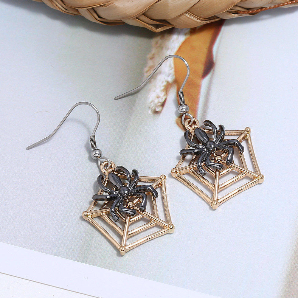 Wholesale Boucles D&#39;oreilles En Alliage Crâne D&#39;horreur Halloween 12 Set Nihaojewelry display picture 34