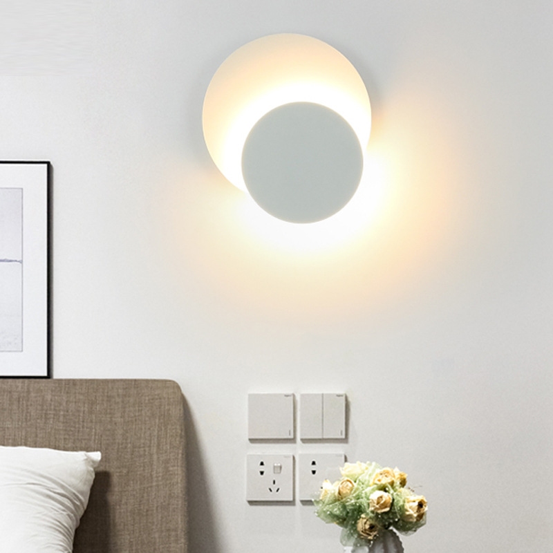 新款床头LED壁灯创意客厅卧室阳台过道灯现代简约玄关走廊床头灯