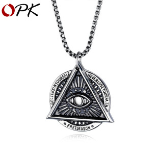 Titanium Steel Opens Pet Casket Necklace display picture 10