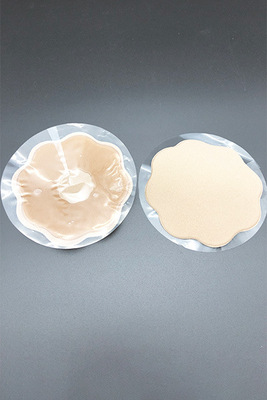 factory Customized skin colour Circular Peach Oil Dew Point Sticker invisible Silicone chest paste full dress Emptied