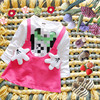 Spring autumn cotton cartoon children's dress, Korean style