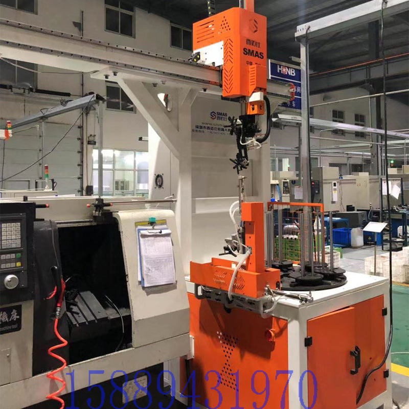 数控车床全自动上下料机械手 新能源电池电极桁架机械手