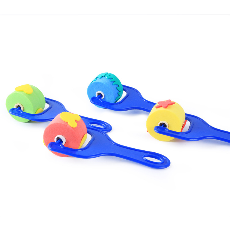Children's sponge brush handmade