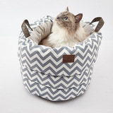 Заводское кошачье гнездо глубоко сна гнездо животное котенок, плюшевая маленькая собака четыре сезона Универсальное теплое гнездо кошачья собака гнездо