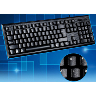 追光豹Q9有線USB鍵盤批發裝機配送筆記本電腦遊戲辦公便宜鍵盤