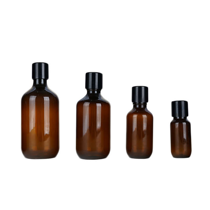 加工定制玫瑰純露  提供備案服務和包裝設計案例  深棕色高頸瓶