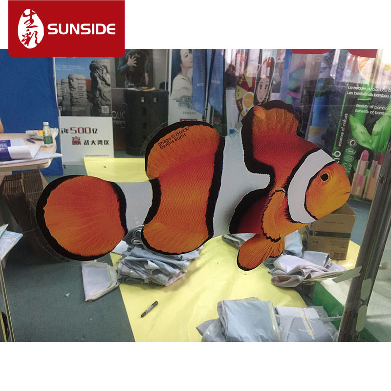 厂家定制PVC透明背胶 玻璃橱窗广告贴 高清户外透明贴喷绘