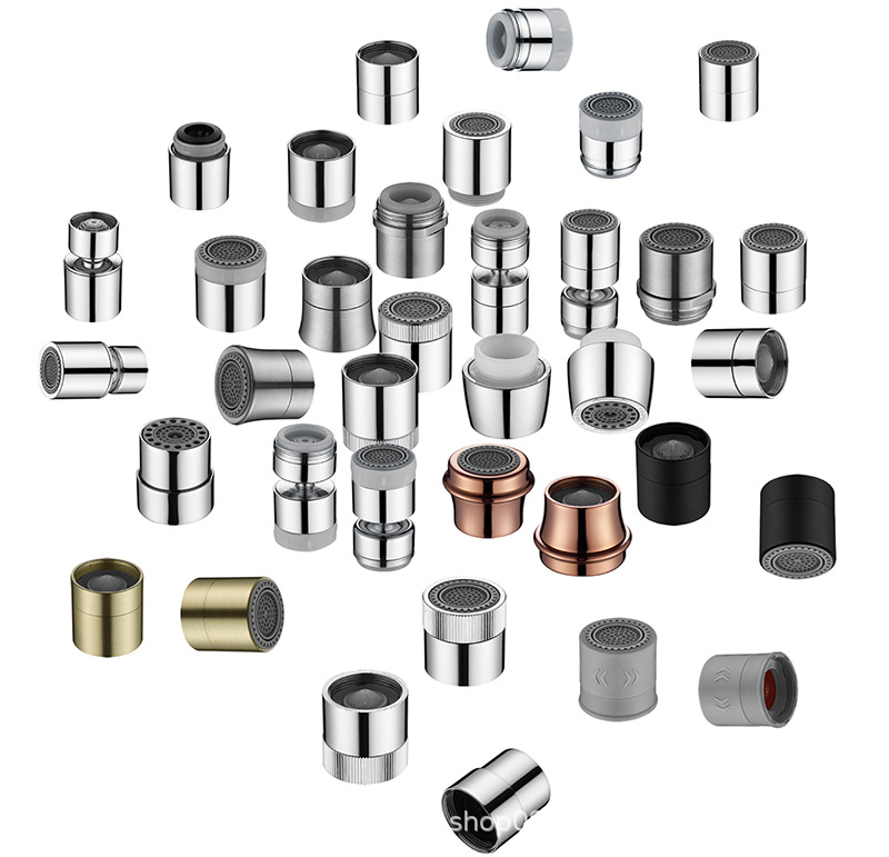 新款两功能水龙头起泡器过滤器出水嘴加长延伸厨房防溅节水起泡器