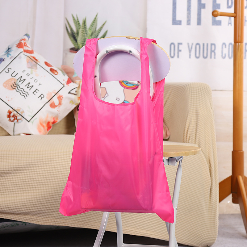 韩版时尚环保素色方包购物袋创意可折叠便携手提超市购物袋定制