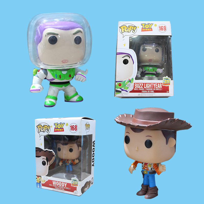 Toy Story Bath Woody POP automobile Car pendulum Shaking head desktop decorate Garage Kit Doll Toys