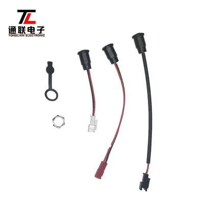 Injection molding DC5521 Electric swing car Balance car millet Scooter Charging port Waterproof plug parts suit Nut