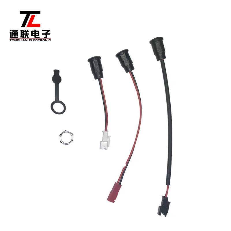 Injection molding DC5521 Electric swing car Balance car millet Scooter Charging port Waterproof plug parts suit Nut