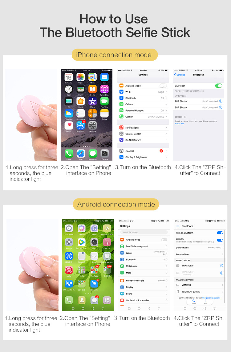 Bâton selfie en Acier inoxydable 304 - Ref 3387118 Image 23