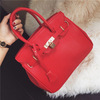 Capacious platinum one-shoulder bag with zipper, bag strap, Aliexpress, European style