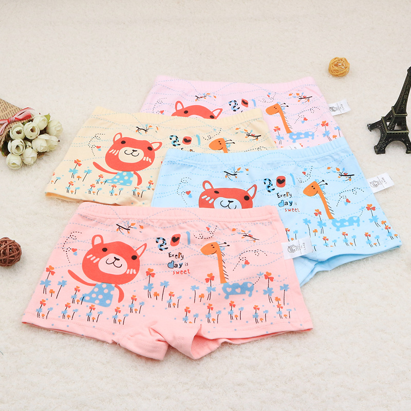 girl Triangle pants Underwear Corners Boxer Big boy 12 baby 15 Little Girl children shorts Manufactor