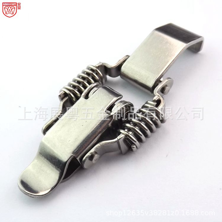 AW304 acero inoxidable de doble resorte hebilla de bloqueo pesado caja hebilla industrial hebilla de bloqueo 067 + 1