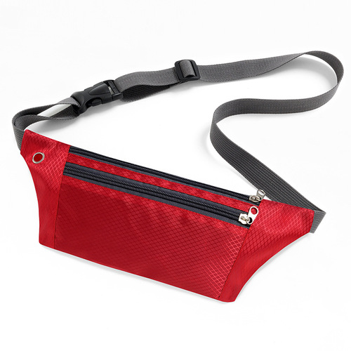 Sports waist bag nylon anti-sweat personal bag fitness running cycling waist bag invisible mobile phone bag coin purse wholesale