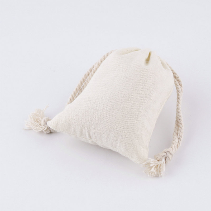 批发创意个性礼品首饰包装袋 拉绳束口棉布袋 7*9棉布束口袋定做