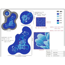 泳池马赛克拼花 个性 体育馆游乐园游泳池马赛克拼图