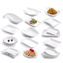 A5密胺仿瓷日式创意小盘子小碟子ktv小吃碟薯条盘蛋糕碟餐具批发