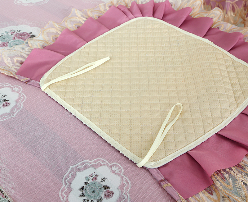 凤尾花开紫椅垫(7)