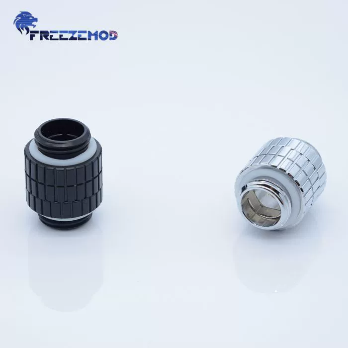 Связь Freezemod компьютерная водяная охлаждающая штуцер двойная наружная резьба 360-градусов вращение пары BXZDS-C14 Внутреннее шестигранное крепление