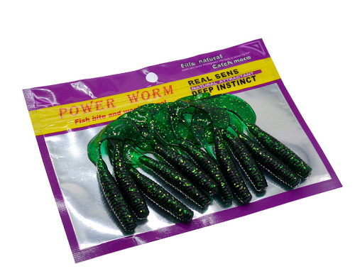 Wholesale 7cm curly tail maggot fat boy single tail soft worm 10 pack Luya bait fresh water soft bait fishing gear