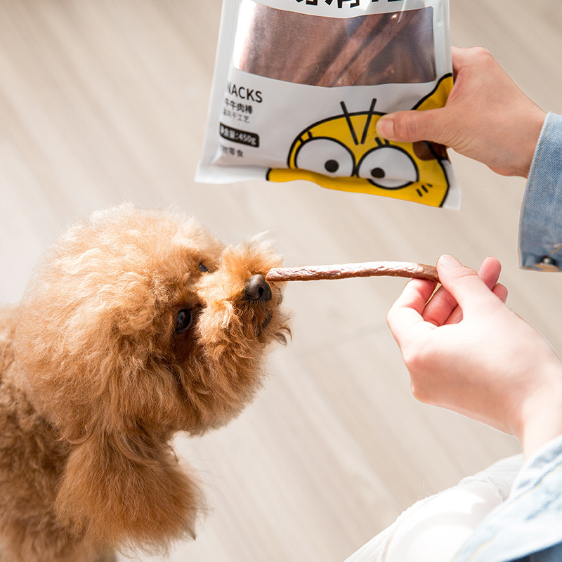 Cubos de carne para perros, palitos molinos, cachorros resistentes a las mordeduras, recompensas de entrenamiento general, golden retriever, pelaje de peluche, bocadillos para mascotas
