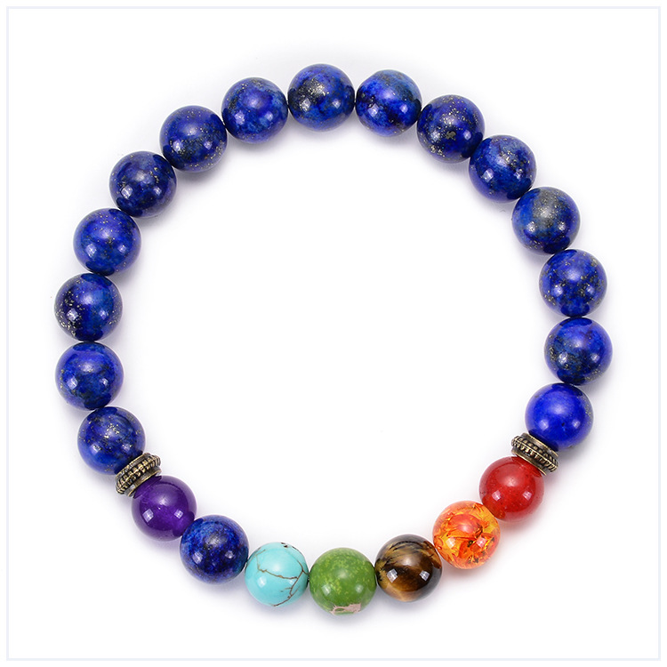 Fashion Colorful Natural Stone Beaded Bracelets display picture 4