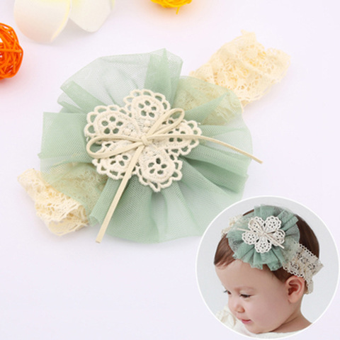 Kid's Sweet Flower Cloth Hair Band display picture 8