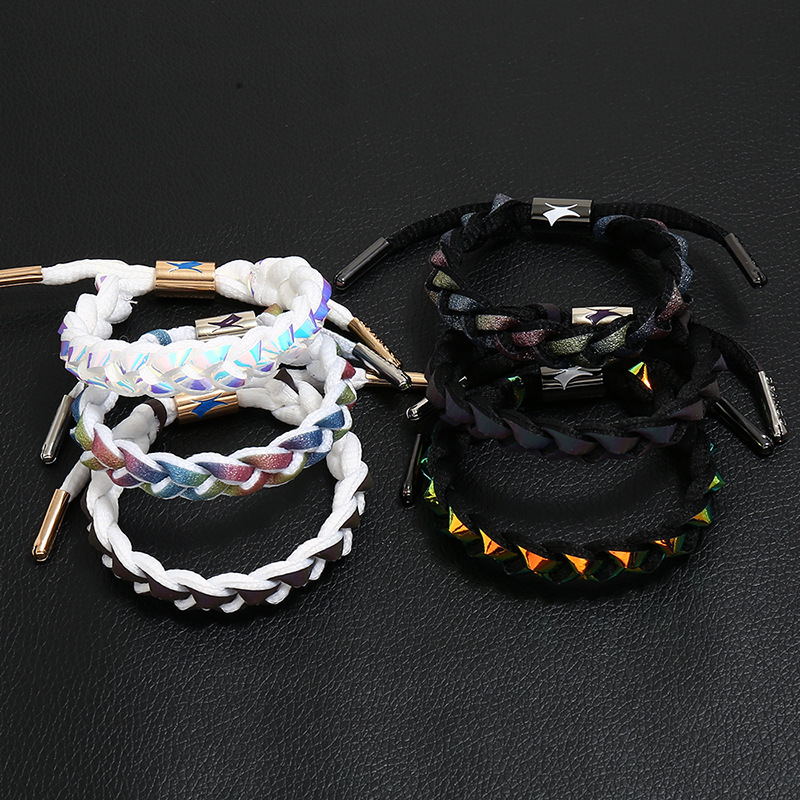 1 Piece Streetwear Color Block Alloy rope Unisex Bracelets