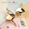 Accessory, small brooch, crystal, Korean style, wholesale