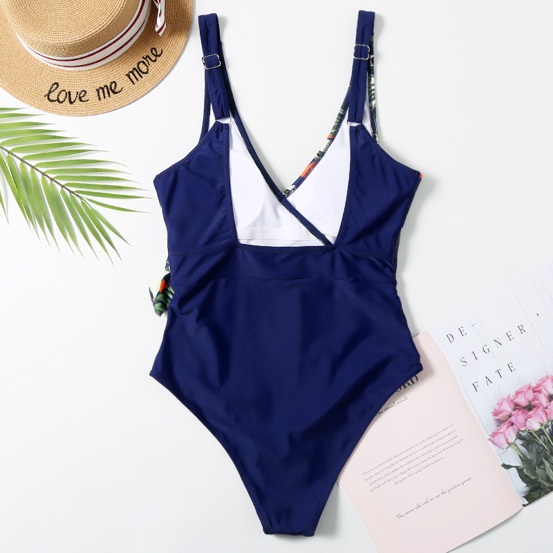 printed one-piece bikini swimsuit NSHL2020