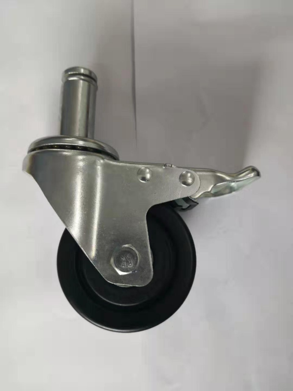 3寸4寸5寸中型大插杆(M22*54))防静电导电万向活动刹车脚轮|ms