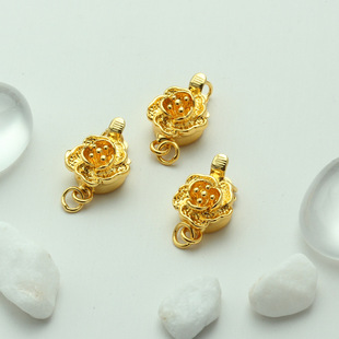 18k���𻨶�����朿� diy�ֹ��Ʒ��� ��ɫ�����������β��