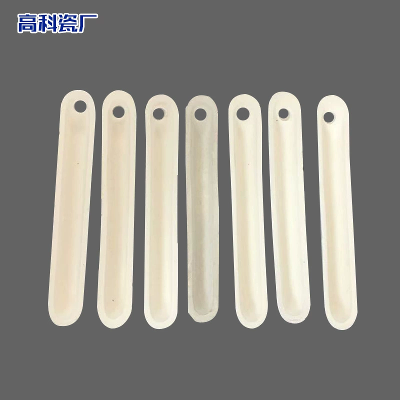 Лодка для сжигания корунда высокотемпературная устойчивая лодка для сжигания глинозема 88 мм фарфоровая лодка Трубчатая Печь Заводская обработка