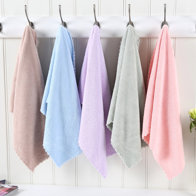 Manufactor wholesale High density Coral towel soft water uptake gift towel Face Towel Towel