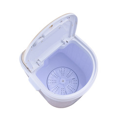 Small Mini Washing Machine Semi-Automatic with Fast Spin Dry, Small Washing Machine, Socks Machine, Includes Drainage, Factory Wholesale