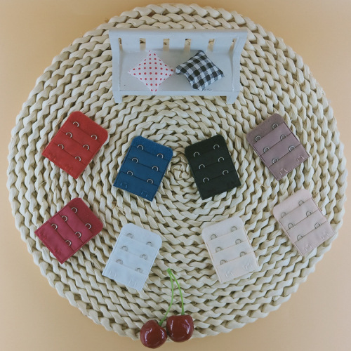 Large two-button bra extension buckle stainless steel 3.8 bra extension buckle breast extension buckle buckle hook accessories